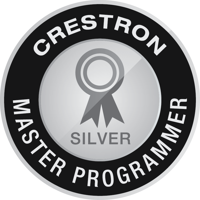 Round blue certification seal with a ribbon graphic indicating diamond tier master status