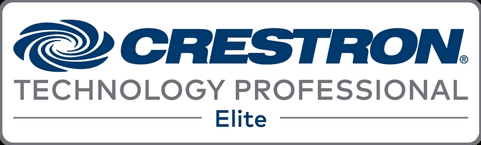 Rectangular badge displaying advanced industry technology professional dealer credentials